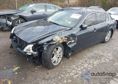 2010 Infiniti G37X z USA, uszkodzony, nr VIN JN1CV6AR1AM253131